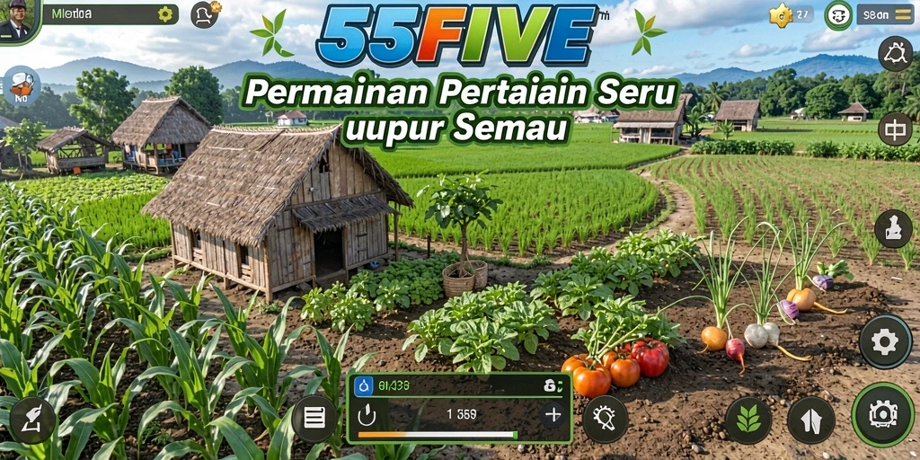 Tampilan gameplay seru dan menyenangkan di 55FIVE.