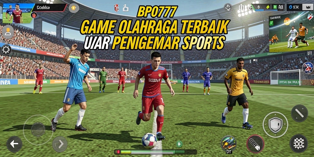 Tampilan utama BPO777 menampilkan pertandingan olahraga yang seru dan interaktif.