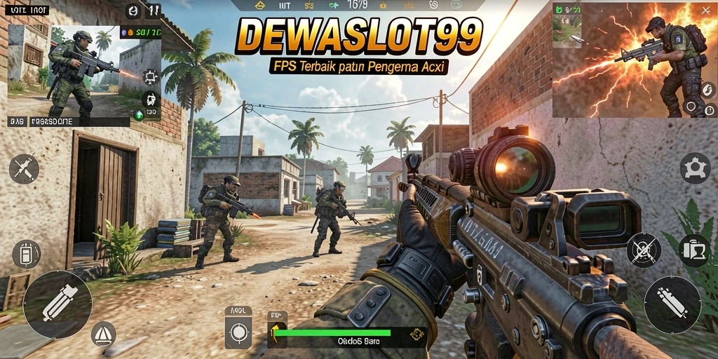 Screenshot menampilkan aksi gameplay intens dari DEWASLOT99.