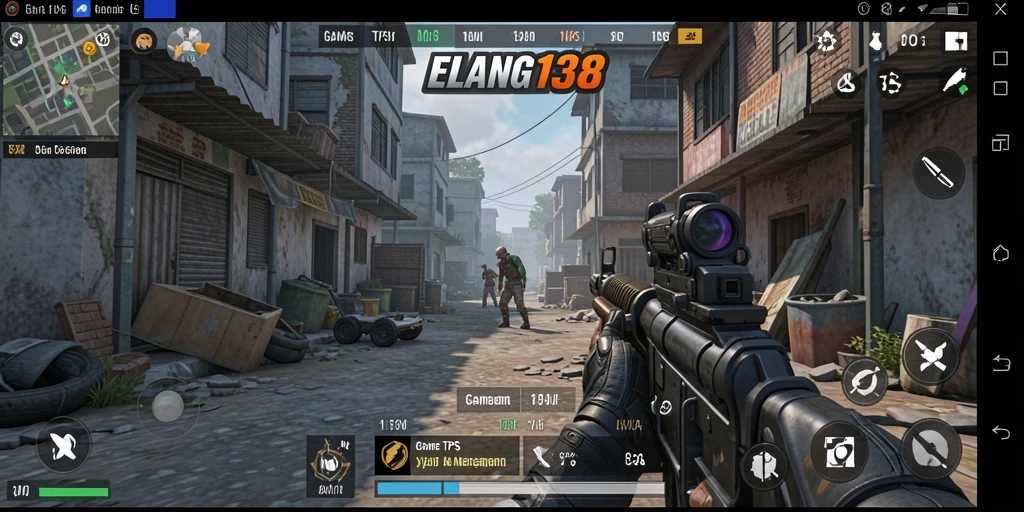 Screenshot gameplay ELANG138 yang menarik dan penuh aksi TPS.