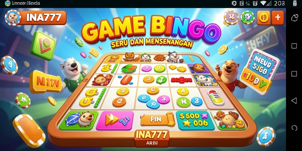 Screenshot gameplay INA777 yang menunjukkan keseruan bermain Bingo.