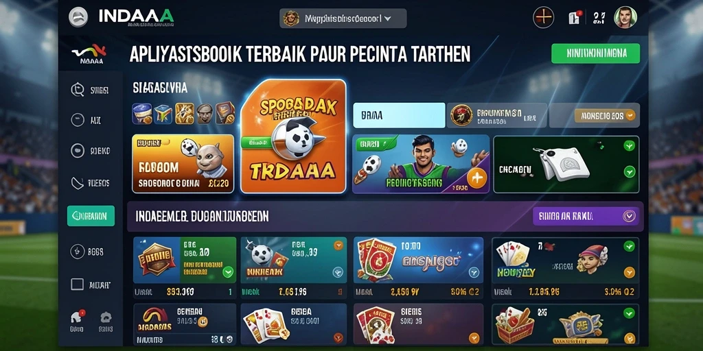 Screenshot utama gameplay Sportsbook INDAAA yang menarik.