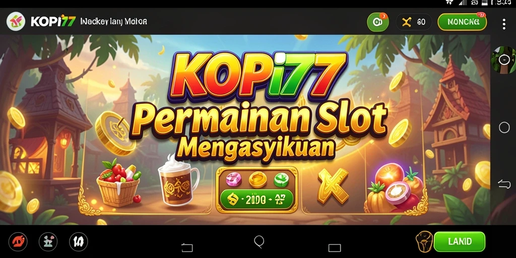 Screenshot KOPI77 menampilkan gameplay Slot yang seru dan menarik.