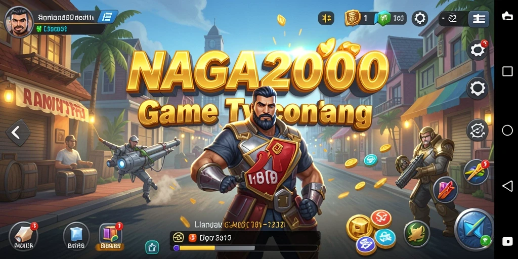 Screenshot NAGA2000 menampilkan pengalaman gameplay Tycoon yang mendebarkan.