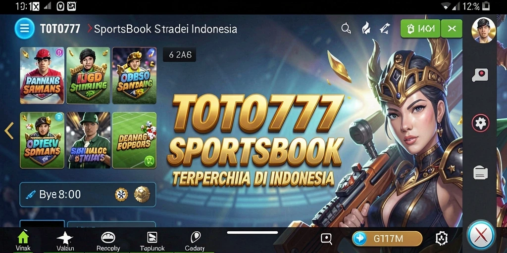 Tampilan screenshot TOTO777 yang menarik saat taruhan olahraga.
