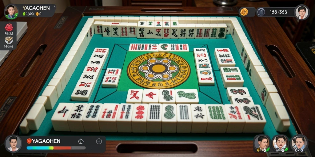 Tampilan gameplay Mahjong yang menarik di YAGAOHEN.